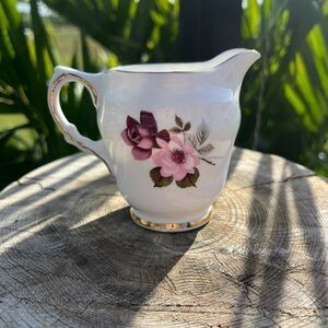 Royal Grafton Fine Bone China Creamer With Roses